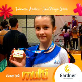 Julia Pelagio Brant – 1ª Lugar na Patinação Artística